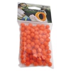Pocket Shot 10 mm ABS Practice Ammo - Iridescent Orange - 100-Count Bag