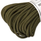 "50-ft. 550 lb Type III Commercial Paracord, Olive Drab"