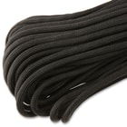 "50-ft. 550 lb Type III Commercial Paracord, Black"
