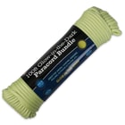 560-lb Seven-Strand Glow-in-the-Dark Paracord - 100’ bundle