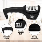 Details and features of the 3 Step Knife Sharpener.
