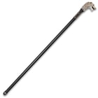 Antique Wolf Head Sword Cane - Stainless Steel Blade, Cold Cast Resin Handle, Aluminum Shaft, Rubber Toe - Length 36 1/4”