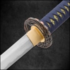 Shinwa Wellspring Handmade Tachi / Samurai Sword - Hand Forged Damascus Steel - Historical Katana Predecessor - Traditional Wooden Saya - Functional, Battle Ready, Full Tang 