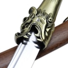 Dragons Mouth Sword with Scabbard 
