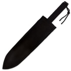The Black Contractor Double Bladed Knife with Sheath