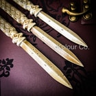 Assassin's Creed Aguilar's Throwing Knife Replica Set with Faux Leather Pouch, "Journal" Box