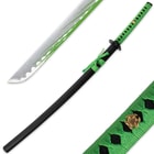 Zombie Apocalypse Katana Sword With Blood Splattered Blade