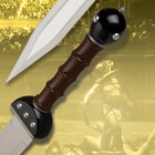Gladiator Warrior Twin Sword Set with Double Shoulder Sheath