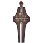 Full image of the Guardian's Sword hanging on the included wall plaque.