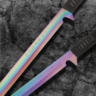 Viper Twin Rainbow Sword Set With Sheath