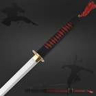 Red Warrior Ninja Samurai Ninjato Sword & Sheath