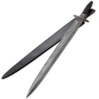 Legends In Steel Blackwood Damascus Steel Sword 