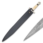 Legends In Steel Persian Carved Bone And Damascus Steel Sword