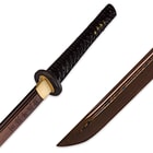 Dragon Stalker Katana Sword Rich Black Damascus Steel Blade