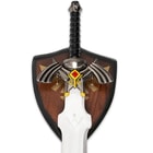Zelda Master Triforce Fantasy Sword With Display Plaque