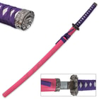Femme Fatale Pink & Purple Dragon Katana Sword