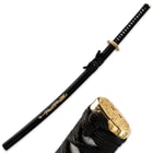 Kojiro Samurai Warrior Carbon Steel Katana Sword - Black