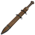 Condor Mainz Gladius Sword With Leather Wrapped Walnut Handle