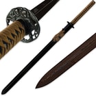 Shinwa Double Edged Regal Damascus Katana Sword