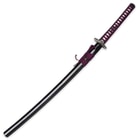 Shinwa Thunder God Battle Katana Sword With Scabbard Purple