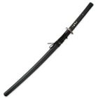 Shinwa Black Damascus Katana Sword with Scabbard