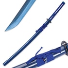 Musha Hand-forged Blue Damascus Samurai Sword