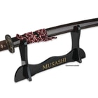 Musashi Single Sword Stand with Red Velvet 