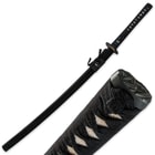 Bamboo Artwork Musashi Carbon Steel Katana Sword 