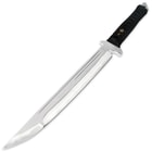 Samurai Warrior Full Tang Wakizashi Sword With Leather Scabbard