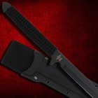 United Cutlery Black Full Tang Ninja Sword And Shoulder Scabbard