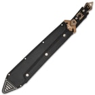 Includes durable nylon sheath with metal tip