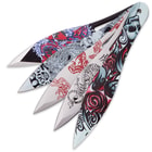 On Target AeroZen 5-Piece Throwing Knife Set with Nylon Sheath