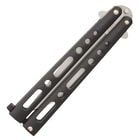 The Bear & Son Black Handle Butterfly Knife has great action, good looks, a fantastic price and it is made in the USA