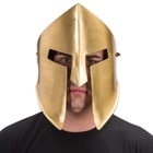 20-Gauge Iron Spartan Battle Mask - Brass