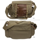 Military-Grade Deluxe Concealed-Carry Messenger Bag - Fox Outdoor Products - Vintage Olive Drab