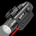 Ghost Viper Tactical 300 Red Laser And Flashlight Combo - 300 Lumens Sturdy TPU Housing, Weapons Mount Clamping Block, Windage/Elevation Adjustment