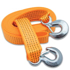 The BugOut 20-Foot Tow Strap has steel hooks.