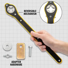 Details and features of the Ratchet Wrench.