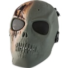 Airsoft Zombie Skull Mask ABS Green