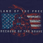 Land Of The Free Men’s Navy T-Shirt