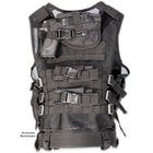 M48 OPS Black Mesh Tactical MOLLE Vest 