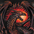 Black Dragon Furnace Wrap - Allover T-Shirt Long-Sleeve