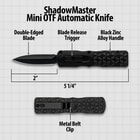 Details and features of the OTF Automatic Knife.