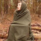 Trailblazer Wool Blanket - Olive Drab Green -  51" x 80" - 2 Pounds - Heavy and Warm