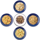 The meals included in the emergency food supply