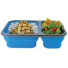 Dual Compartment Collapsible Food Container