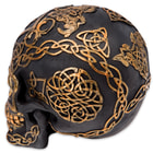 Dearly Departed Druid’s Celtic Cranium Gaelic Knot Black Resin Skull