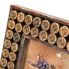 Rustic Bullet Picture Frame - Fits Standard 4" x 6" Photos