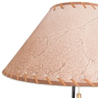 Bullet Floor Lamp with Rustic Lampshade, Bullet Pull-String Switch