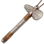 Stone Age Axe Necklace - Crafted Of Metal, Highly Detailed - 15” Wax Cord